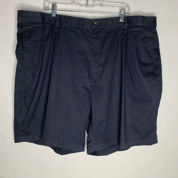 Jos A Bank Navy Blue Travelers Cotton Shorts 4 Pockets New With Tags 46 - Picture 2 of 5